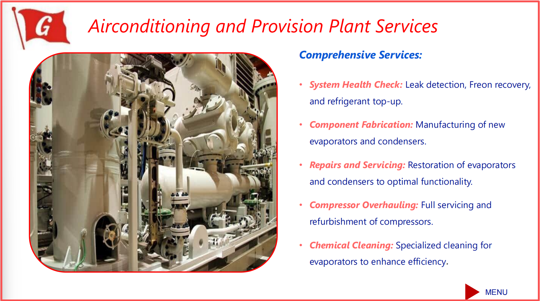 AC & Refirgeration system services